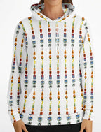 Hoodie Cuba Sabrosa - Frutas, Palmas y Bandera, 100% Cubano