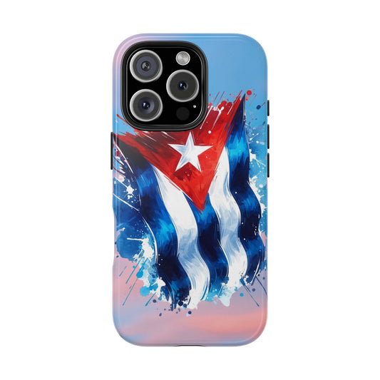 Cuban Flag Tough Case – Para iPhone 16 PRO | Resistencia y Orgullo Cubano
