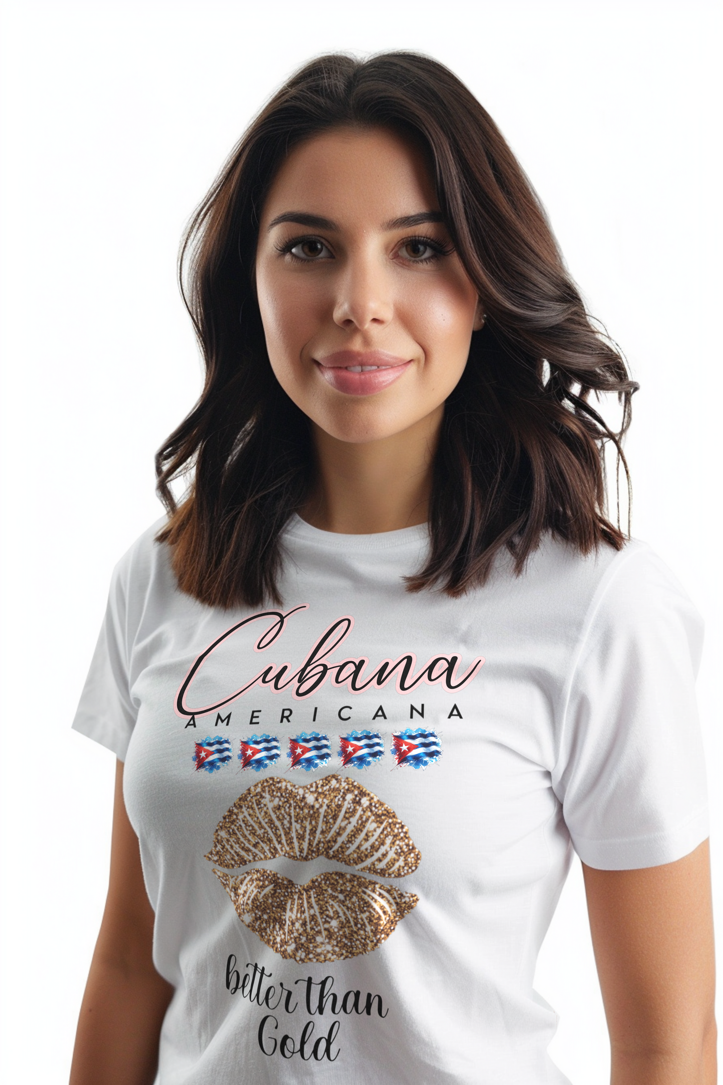 T-shirt Camiseta - Cubana AMERICANA Better Than Gold