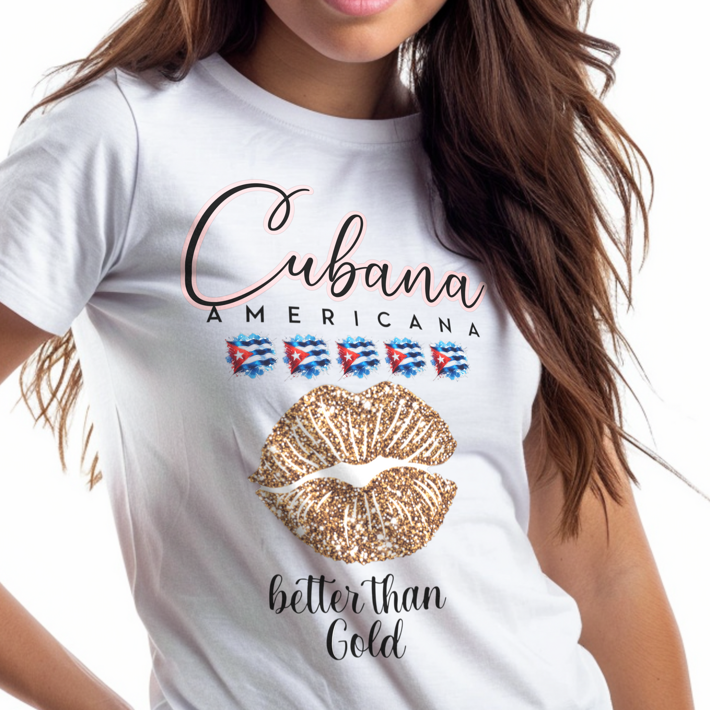 T-shirt Camiseta - Cubana AMERICANA Better Than Gold