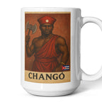 Changó Ceramic Mug Custom-made – Café con Fuego, Fuerza y Justicia