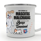 Taza de Acero Inoxidable – Aquí Mandan las Mascotas Malcriadas