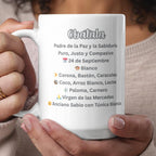 Obatalá Ceramic Mug Custom-made – Paz, Pureza y Sabiduría