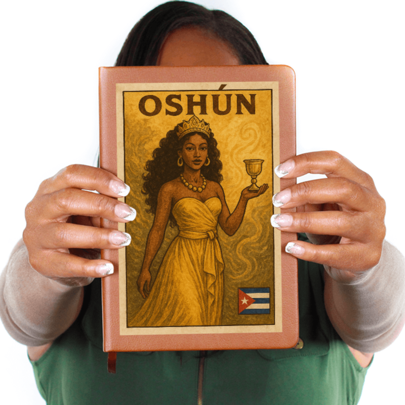 Diario de Cuero – Oshún Elegancia y Poder Afro-Cubano para el Alma Imagen secundaria del producto