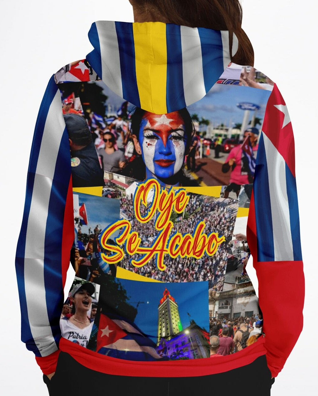 Fashion Hoodie – Oye Se Acabo, Viva Cuba Libre Main image