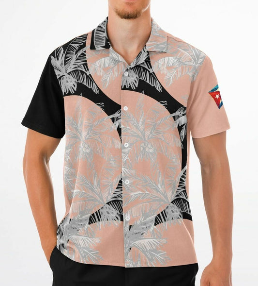 Shirt Camisa Cubana – Cuban Palm Leafs