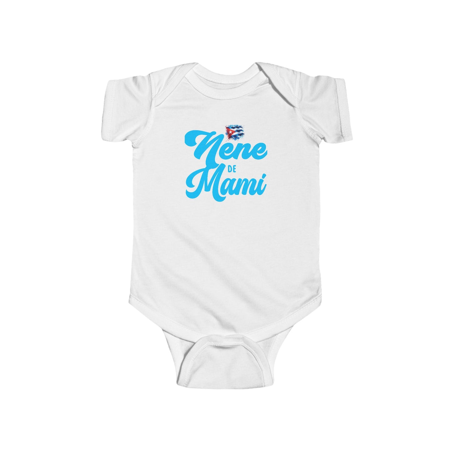 Baby Bodysuit, Monito Manga Corta - El Nene de Mami con Sabor Cubano
