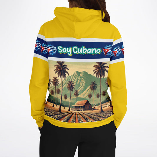 Hoodie, Soy Cubano – Orgullo del Campo (Yellow color)