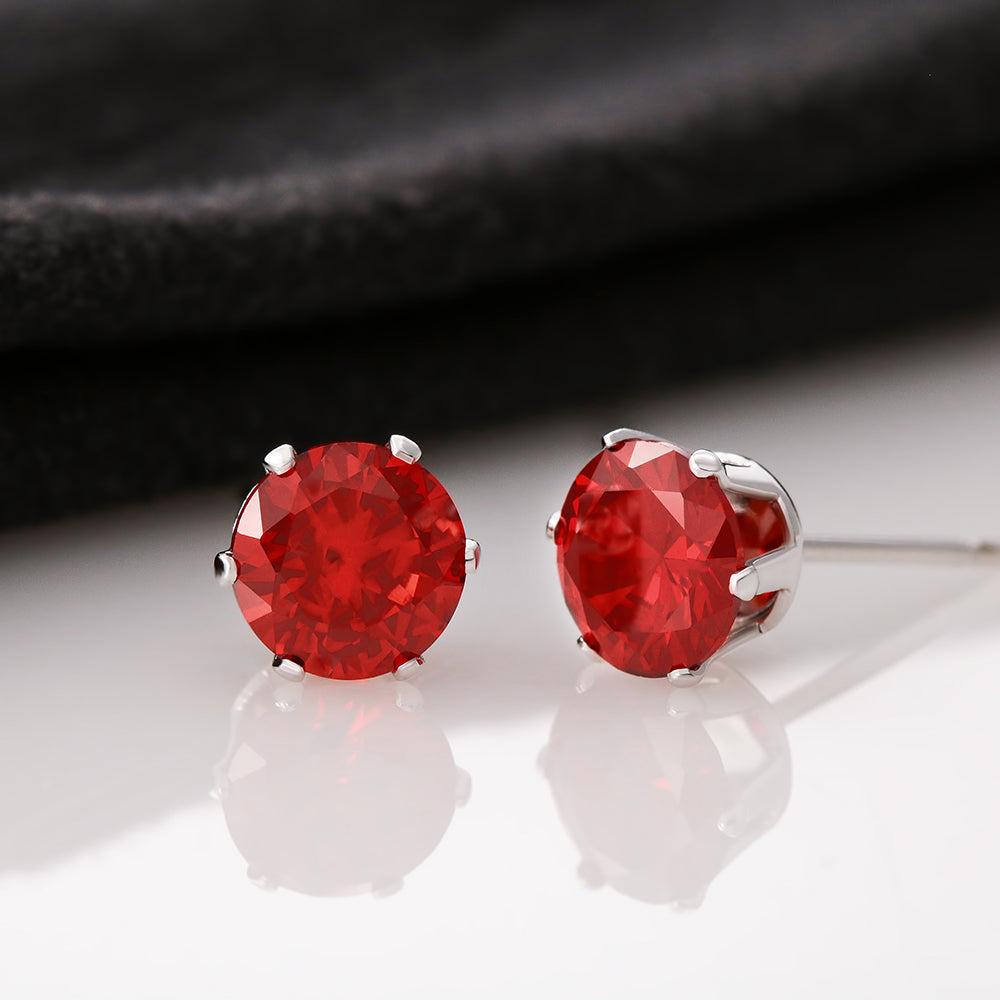 Red Cubic Zirconia Earrings Main image