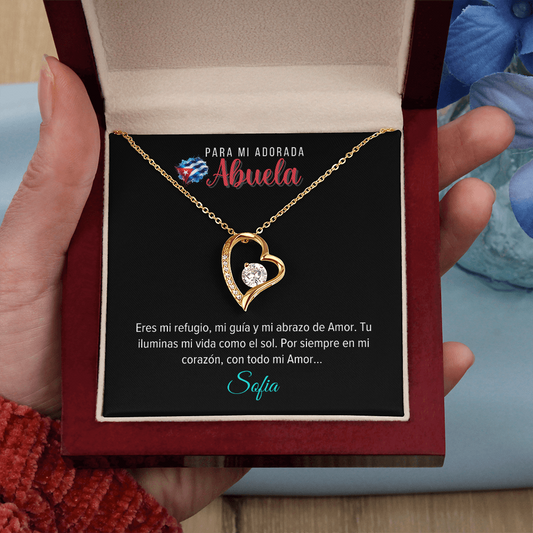 Collar Personalizado Para Abuela - "Forever Love Necklace"
