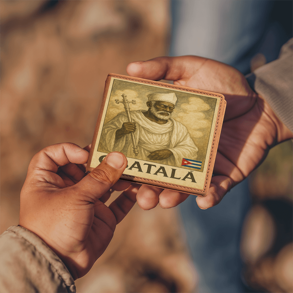Men Wallet, Billetera – Obatalá Claridad, Paz y Poder en tus Manos Secondary image