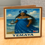 Men Wallet, Billetera – Yemayá Madre del Mar y Protectora de tu Camino
