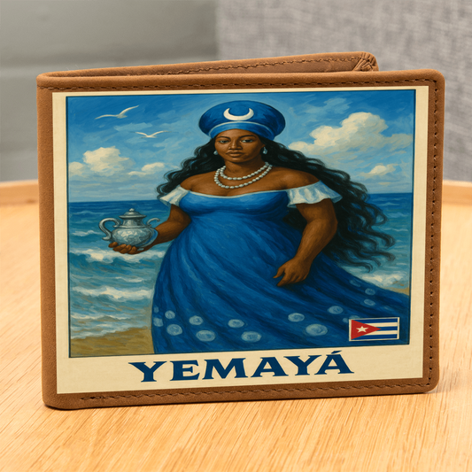 Men Wallet, Billetera – Yemayá Madre del Mar y Protectora de tu Camino