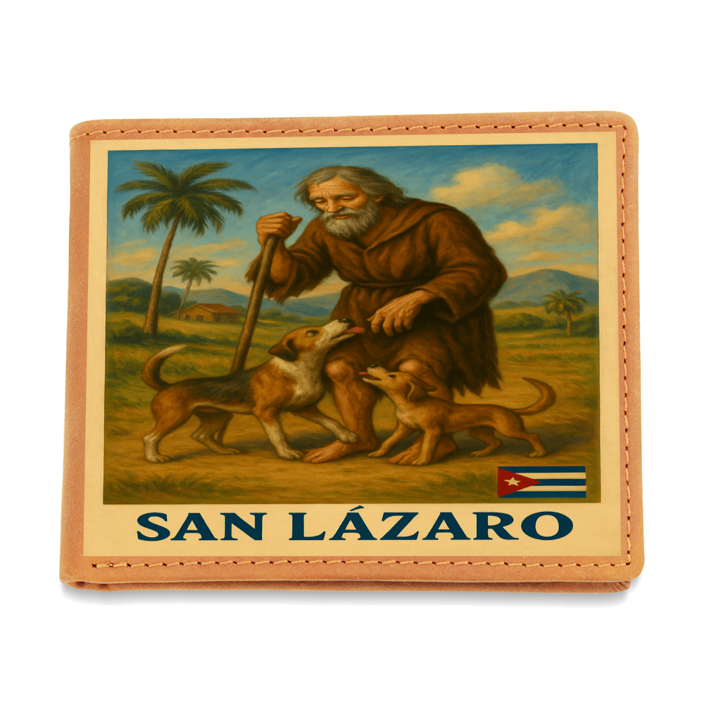 Men Wallet, Billetera San Lázaro – Con Fe y Protección Secondary image