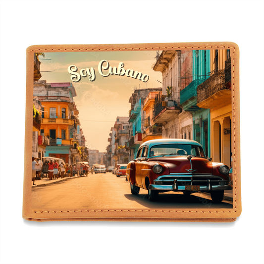 Men Wallet, Billetera - Soy Cubano, Habana Vieja Carros Clasicos