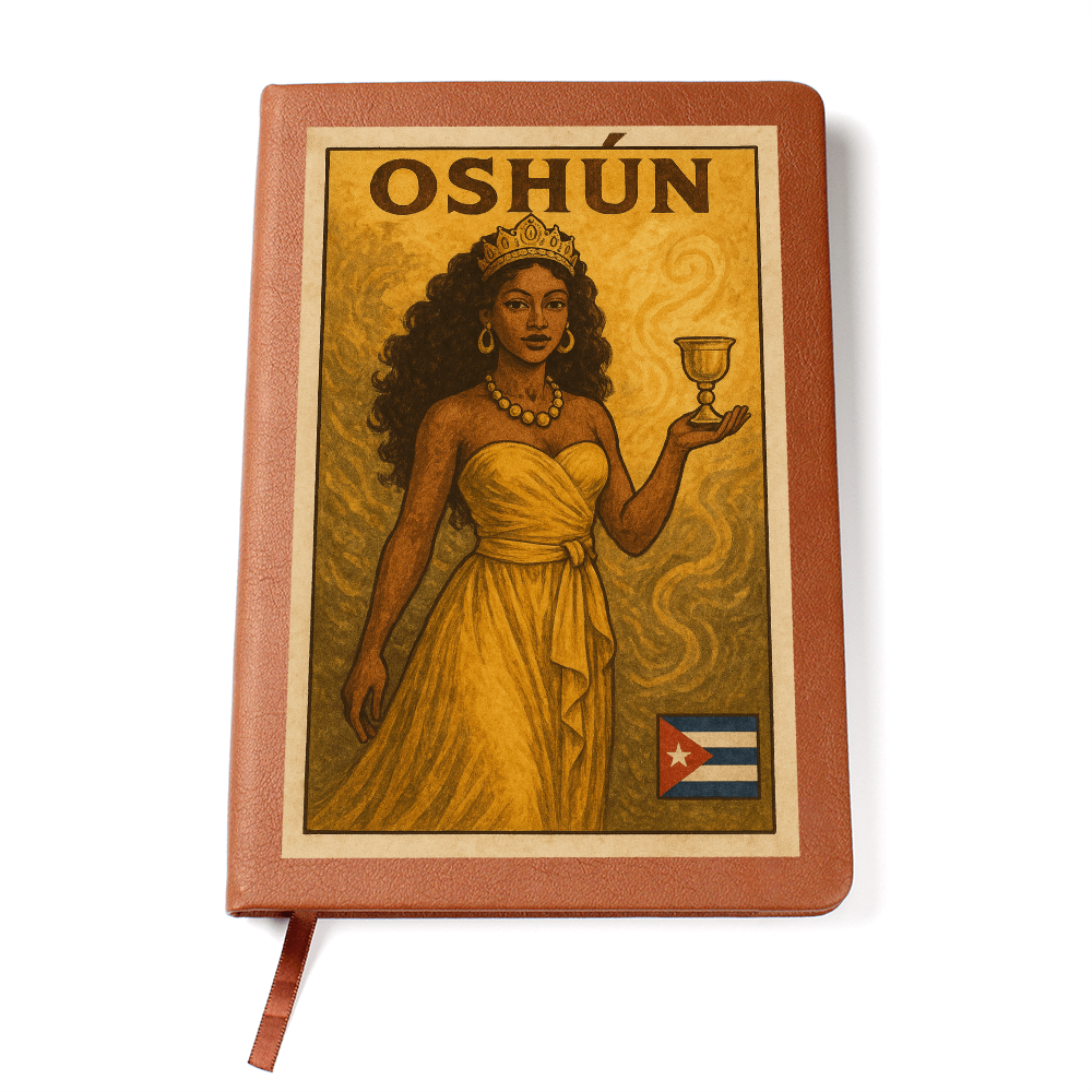 Diario de Cuero – Oshún Elegancia y Poder Afro-Cubano para el Alma Imagen principal del producto
