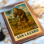 Leather Journal San Lázaro – Fe, Milagro y Fortaleza en tu Escritura