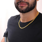 Cadena Cubana, Cuban Chain for Boyfriend – Classic Gold for Cuban Bros