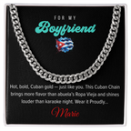 Cadena Cubana, Cuban Chain for Boyfriend – Classic Gold for Cuban Bros