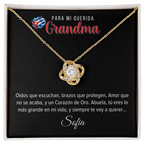 Love Knot Necklace - Collar Personalizado para Abuela
