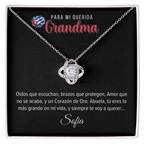 Love Knot Necklace - Collar Personalizado para Abuela