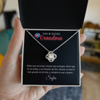 Love Knot Necklace - Collar Personalizado para Abuela