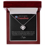 Love Knot Necklace - Collar Personalizado para Abuela