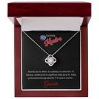 Necklace, Collar Personalizado Para Madre - Love Knot Necklace