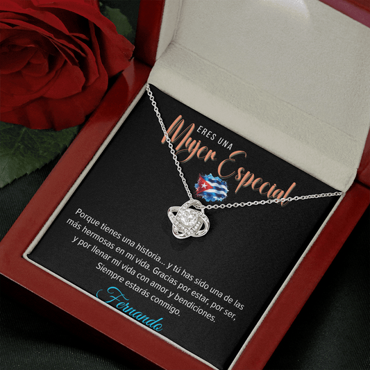 Love Knot Necklace – Collar para Mujer Especial