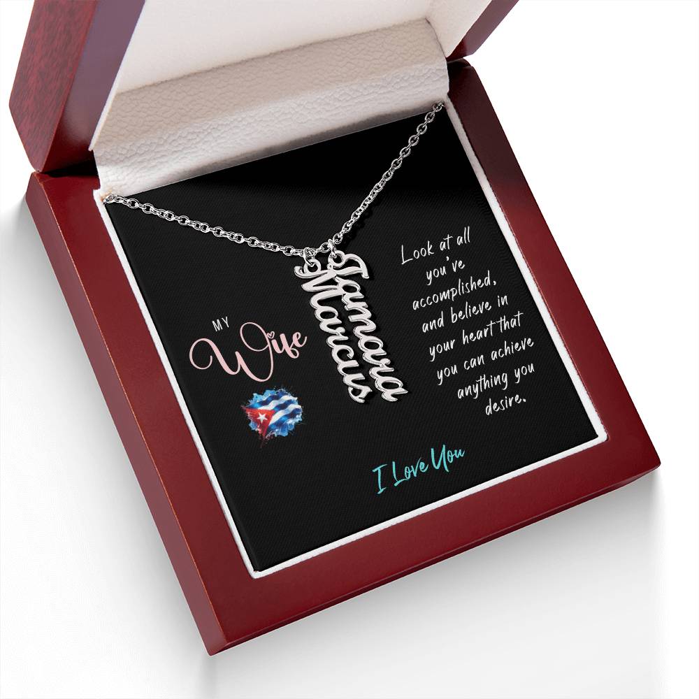 Multi Name Necklace - Personalized for my Wife