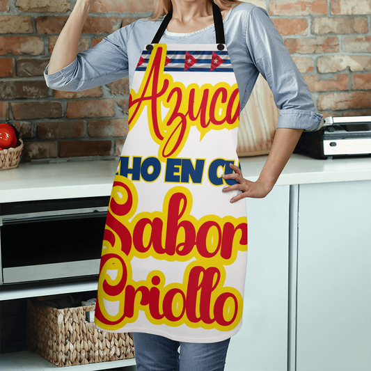 Aprons, Delantal Cubano - Azuca Hecho en Cuba Sabor Criollo