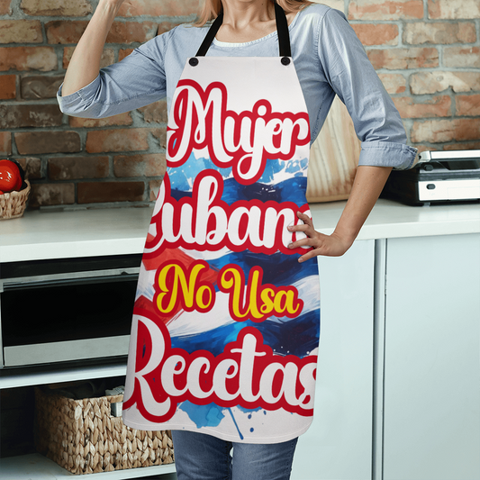 Aprons, Delantal Cubano - Mujer Cubana No usa Recetas