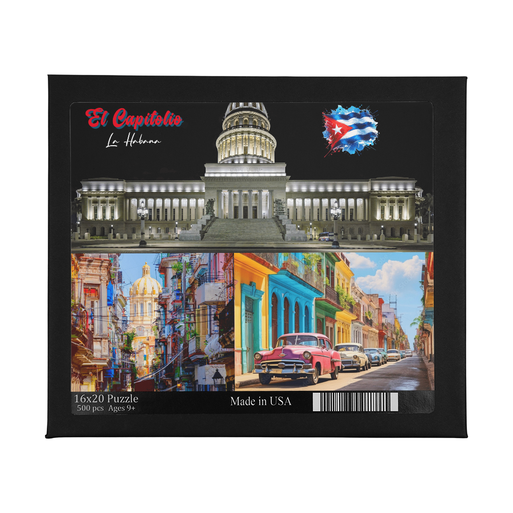 Puzzle El Capitolio, La Habana – Historic Cuba for Kids & Adults