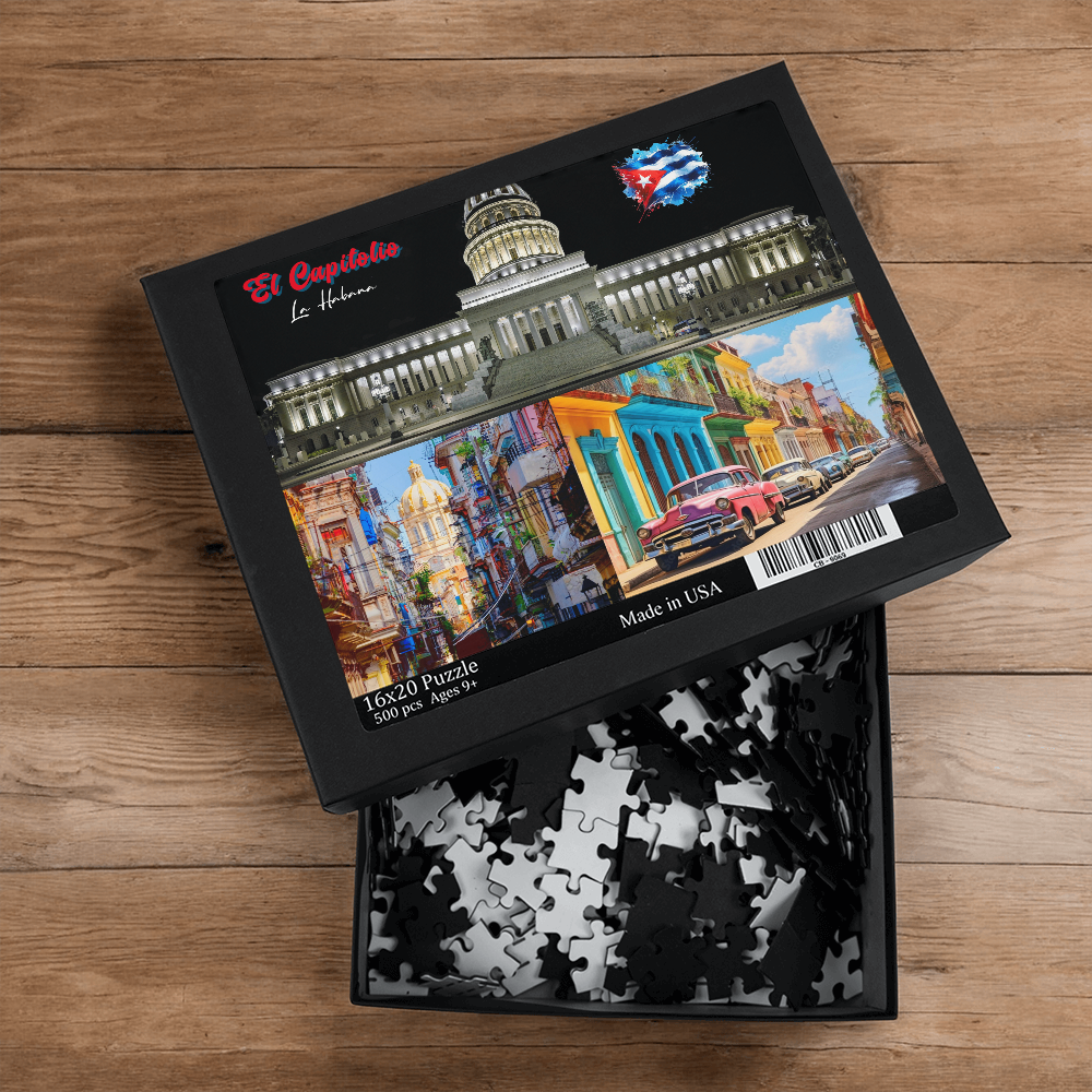 Puzzle El Capitolio, La Habana – Historic Cuba for Kids & Adults