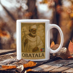 Obatalá Ceramic Mug Custom-made – Paz, Pureza y Sabiduría