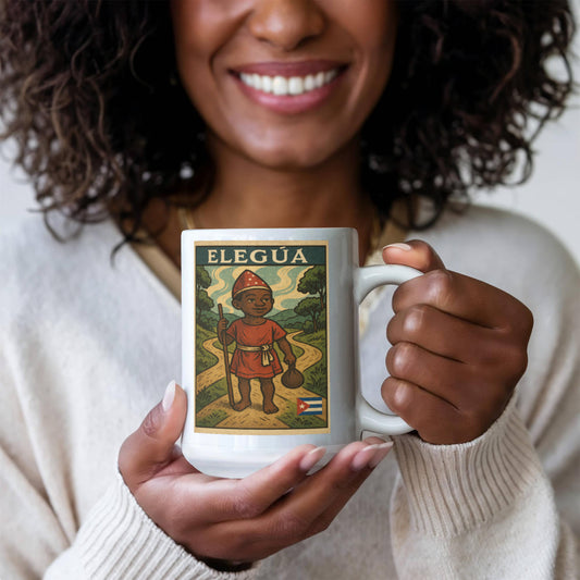 Eleguá Ceramic Mug Custom-made – El Guardián de tus Caminos