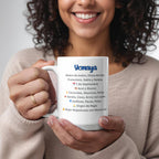 Yemayá Ceramic Mug Custom-made – Amor de Madre y Poder del Mar