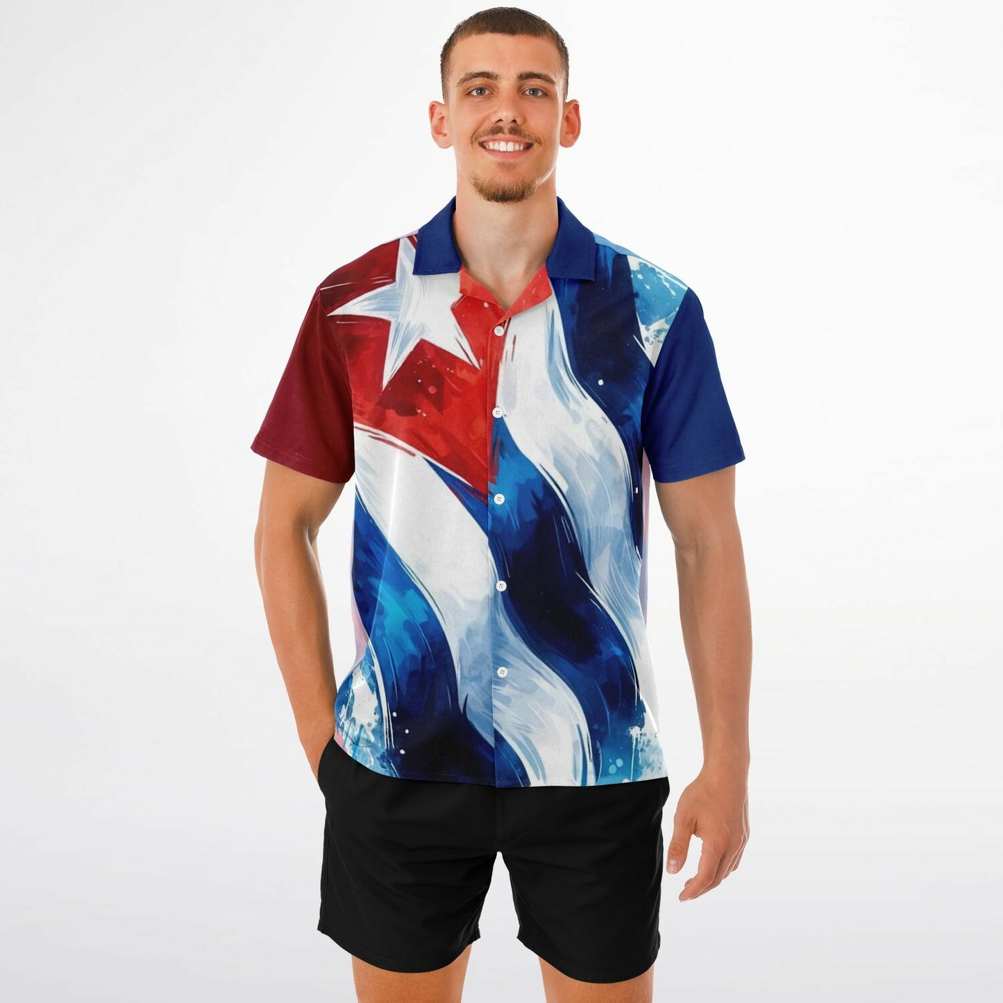 Shirt, Camisa Cubana – Orgullosa Bandera Cubana