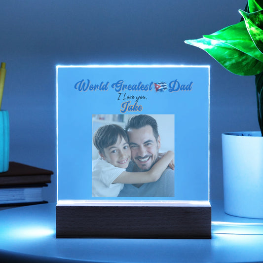 Acrylic Plaque for Dad