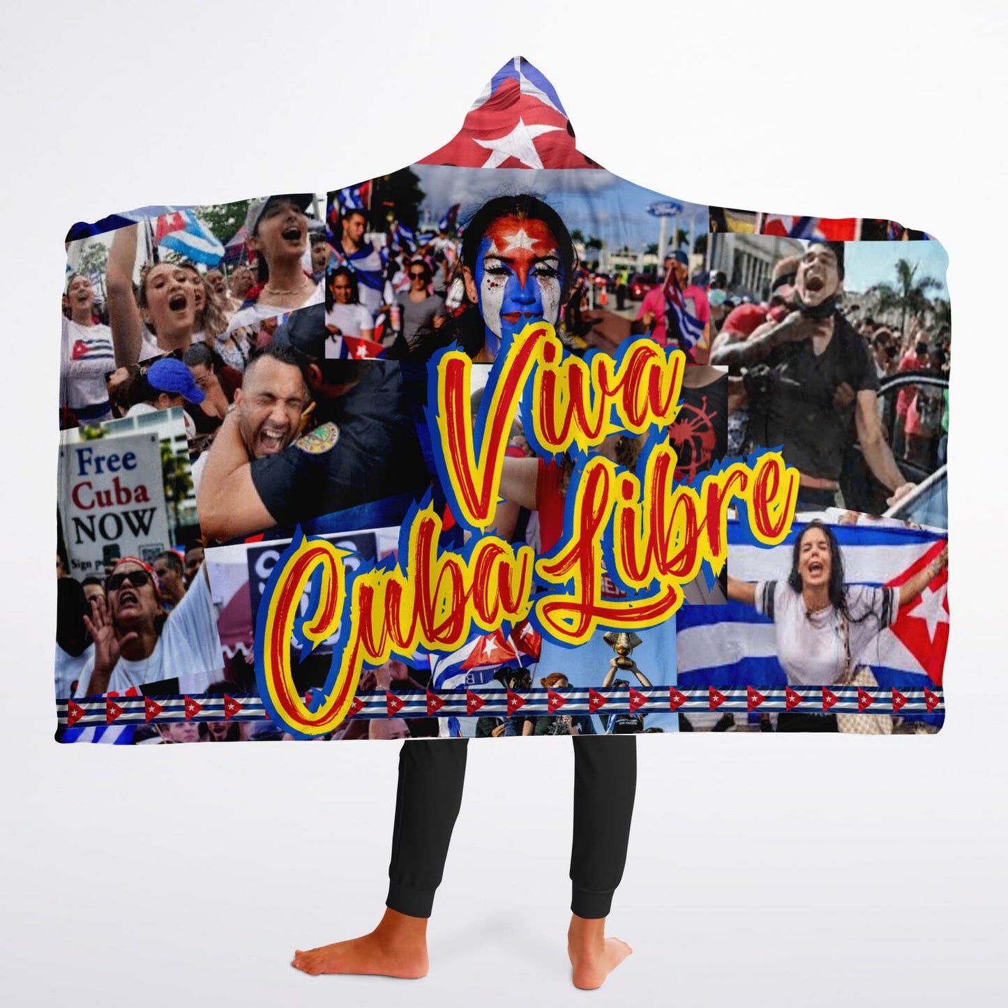 Frazada con Capucha – Viva Cuba Libre, Espíritu de Libertad