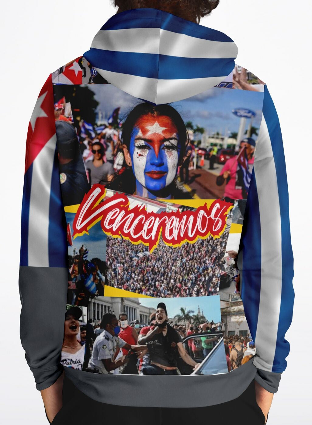 Fashion Hoodie - Viva Cuba Libre, Venceremos Main image