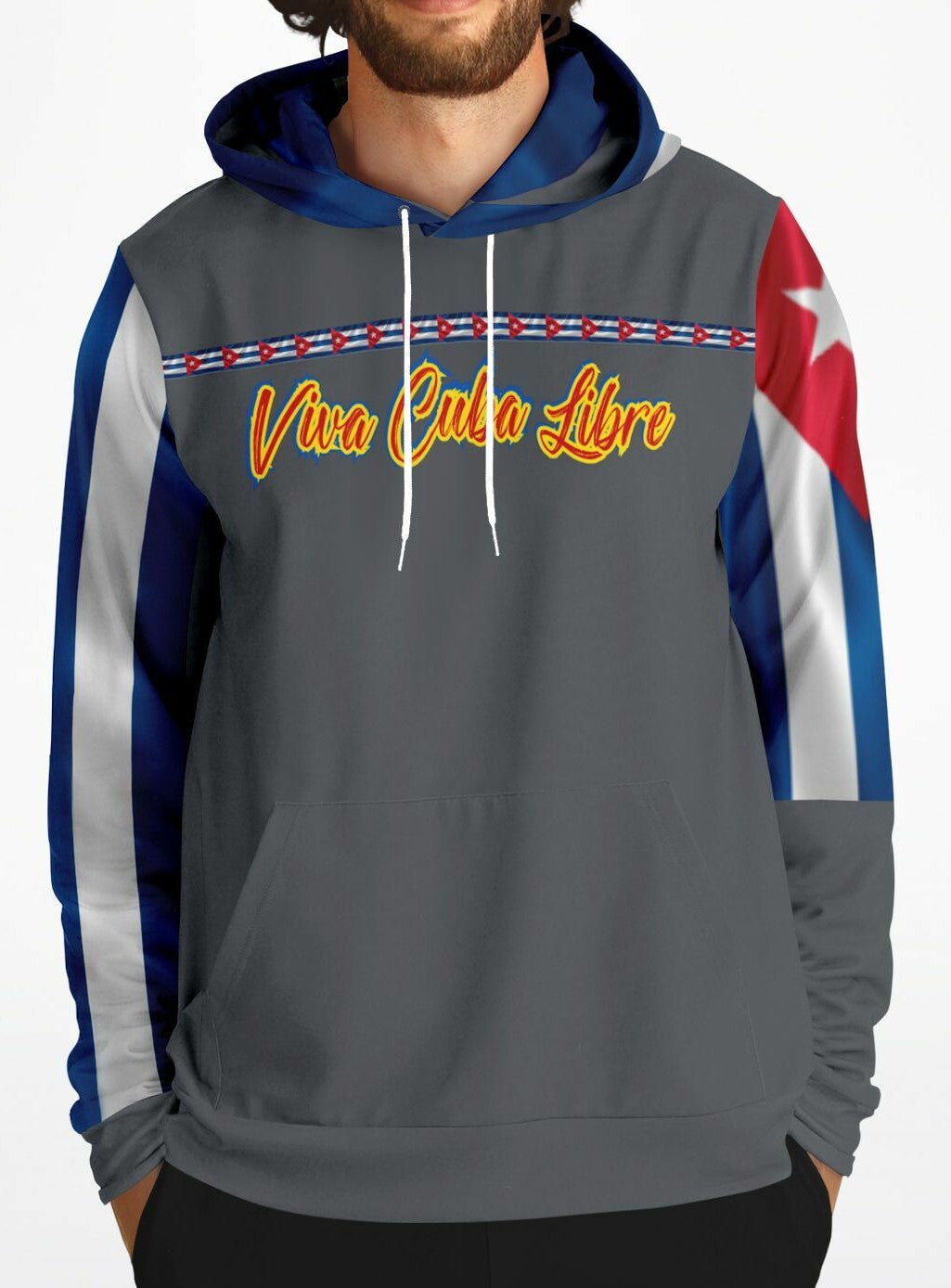 Fashion Hoodie - Viva Cuba Libre, Venceremos Secondary image